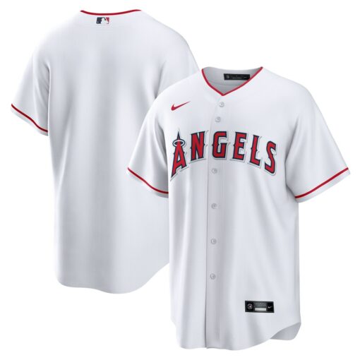 Los Angeles Angels Home Replica Team Jersey – White, Limited Replica Fan Edition