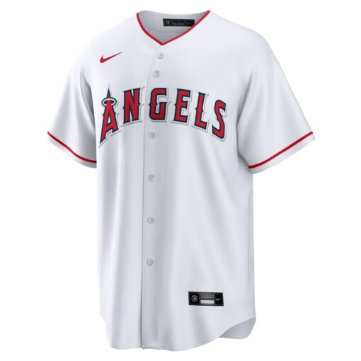Los Angeles Angels Home Replica Team Jersey – White, Limited Replica Fan Edition