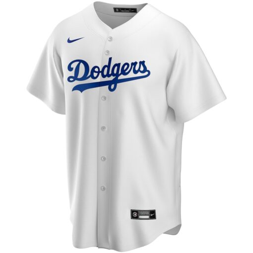 Los Angeles Dodgers Home Replica Custom Jersey – White, Limited Replica Fan Edition