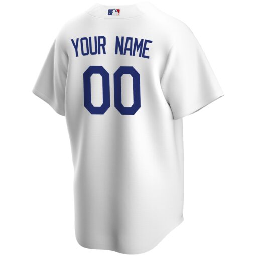 Los Angeles Dodgers Home Replica Custom Jersey – White, Limited Replica Fan Edition