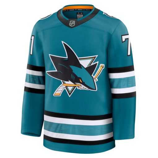Macklin Celebrini San Jose Sharks Home Premium Jersey – Teal, Limited Replica Fan Edition