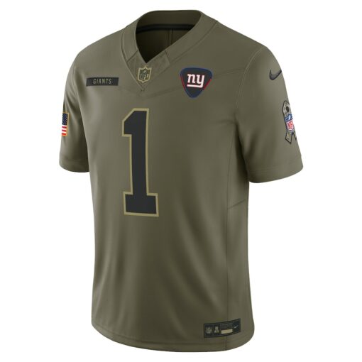 Malik Nabers New York Giants Limited Jersey – Olive, Limited Replica Fan Edition