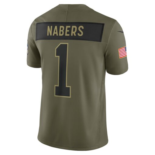 Malik Nabers New York Giants Limited Jersey – Olive, Limited Replica Fan Edition