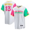 Manny Machado San Diego Padres City Connect Replica Player Jersey - White, Limited Replica Fan Edition