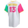 Manny Machado San Diego Padres City Connect Replica Player Jersey - White, Limited Replica Fan Edition