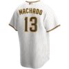 Manny Machado San Diego Padres Home Replica Player Jersey - White, Limited Replica Fan Edition