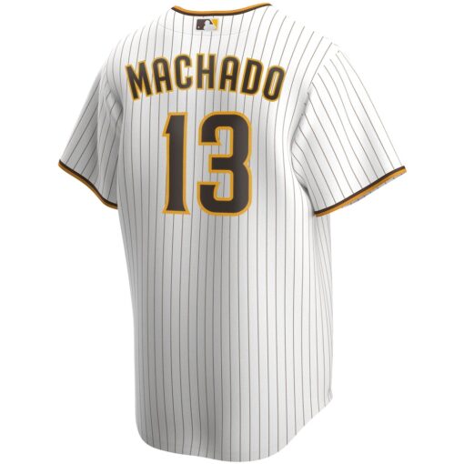 Manny Machado San Diego Padres Home Replica Player Jersey – White, Limited Replica Fan Edition
