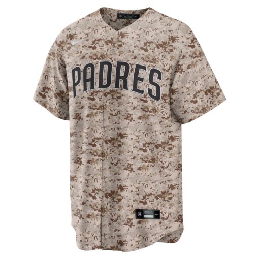 Manny Machado San Diego Padres USMC Alternate Replica Player Jersey – Camo, Limited Replica Fan Edition