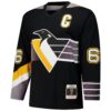 Mario Lemieux Pittsburgh Penguins 1996 Power Play Jersey - Black, Limited Replica Fan Edition