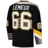 Mario Lemieux Pittsburgh Penguins 1996 Power Play Jersey - Black, Limited Replica Fan Edition