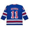 Mark Messier New York Rangers 1993-94 Power Play Jersey - Roya, Limited Replica Fan Edition