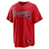 Matt Olson Atlanta Braves Alternate 2 Replica Jersey - Red, Limited Replica Fan Edition