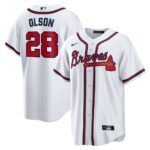 Matt Olson Atlanta Braves Home Replica Player Jersey - White, Limited Replica Fan Edition