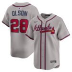 Matt Olson Atlanta Braves Road Limited Player Jersey - Gray, Limited Replica Fan Edition