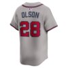 Matt Olson Atlanta Braves Road Limited Player Jersey - Gray, Limited Replica Fan Edition