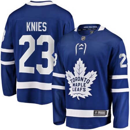 Matthew Knies Toronto Maple Leafs Home Premier Breakaway Player Jersey – Blue, Limited Replica Fan Edition