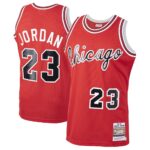 Michael Jordan Chicago Bulls Mitchell Ness 1984/85 Hardwood Classics Rookie Authentic Jersey - Red, Limited Replica Fan Edition