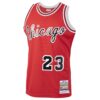 Michael Jordan Chicago Bulls Mitchell Ness 1984/85 Hardwood Classics Rookie Authentic Jersey - Red, Limited Replica Fan Edition