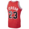 Michael Jordan Chicago Bulls Mitchell Ness 1984/85 Hardwood Classics Rookie Authentic Jersey - Red, Limited Replica Fan Edition