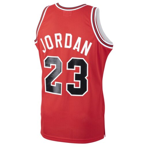 Michael Jordan Chicago Bulls Mitchell Ness 1984/85 Hardwood Classics Rookie Authentic Jersey – Red, Limited Replica Fan Edition