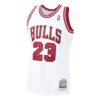 Michael Jordan Chicago Bulls Mitchell Ness 1997/98 Hardwood Classics Authentic Jersey - White, Limited Replica Fan Edition