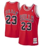 Michael Jordan Chicago Bulls Mitchell Ness 1997/98 Hardwood Jersey Scarlet, Limited Replica Fan Edition