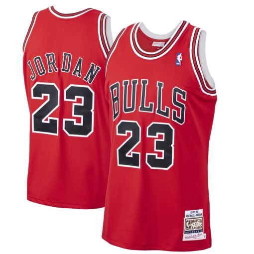 Michael Jordan Chicago Bulls Mitchell Ness 1997/98 Hardwood Jersey Scarlet, Limited Replica Fan Edition