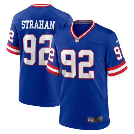 Michael Strahan New York Giants Jersey – Royal, Limited Replica Fan Edition