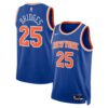 Mikal Bridges New York Knicks Unisex 2024 Offseason Addition Nike Swingman Jersey - Blue, Limited Replica Fan Edition
