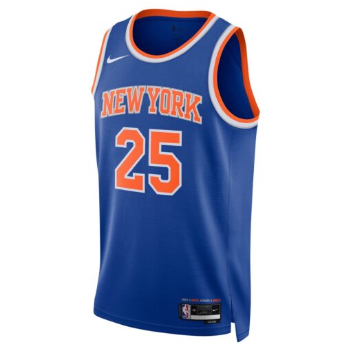 Mikal Bridges New York Knicks Unisex 2024 Offseason Addition Nike Swingman Jersey – Blue, Limited Replica Fan Edition