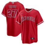 Mike Trout Los Angeles Angels Alternate Replica Player Name Jersey - Red, Limited Replica Fan Edition