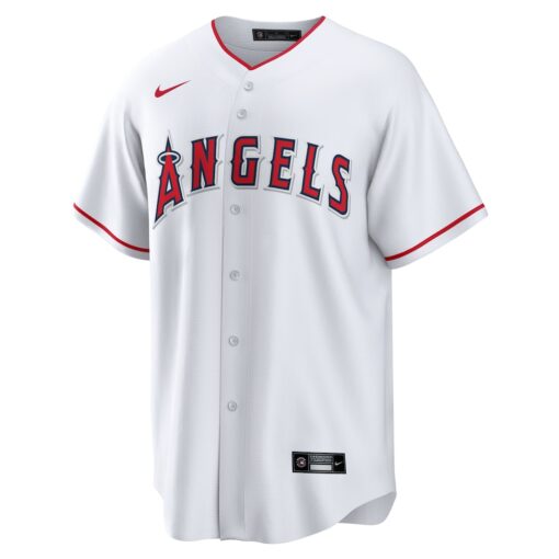 Mike Trout Los Angeles Angels Home Replica Player Name Jersey – White, Limited Replica Fan Edition
