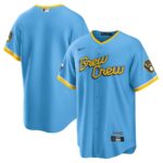 Milwaukee Brewers City Connect Replica Team Jersey - Powder Blue, Limited Replica Fan Edition