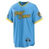 Milwaukee Brewers City Connect Replica Team Jersey - Powder Blue, Limited Replica Fan Edition