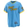 Milwaukee Brewers City Connect Replica Team Jersey - Powder Blue, Limited Replica Fan Edition