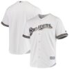 Milwaukee Brewers Majestic Team Official Jersey - White, Limited Replica Fan Edition