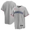 Minnesota Twins Road Replica Team Jersey - Gray, Limited Replica Fan Edition