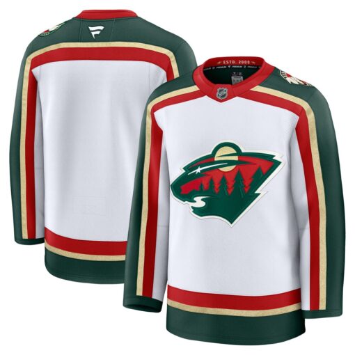 Minnesota Wild 25th Anniversary Premium Jersey – White, Limited Replica Fan Edition