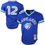 Mitchell & Ness Roberto Alomar Toronto Blue Jays Cooperstown Collection Mesh Batting Practice Jersey - Royal Bl, Limited Replica Fan Edition