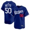 Mookie Betts Los Angeles Dodgers Alternate Limited Player Jersey - Royal, Limited Replica Fan Edition