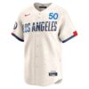 Mookie Betts Los Angeles Dodgers City Connect Limited Player Jersey - Cream, Limited Replica Fan Edition