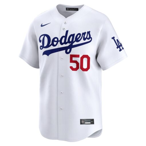 Mookie Betts Los Angeles Dodgers Home Limited Player Jersey – White, Limited Replica Fan Edition