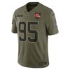 Myles Garrett Cleveland Browns Limited Jersey - Olive, Limited Replica Fan Edition