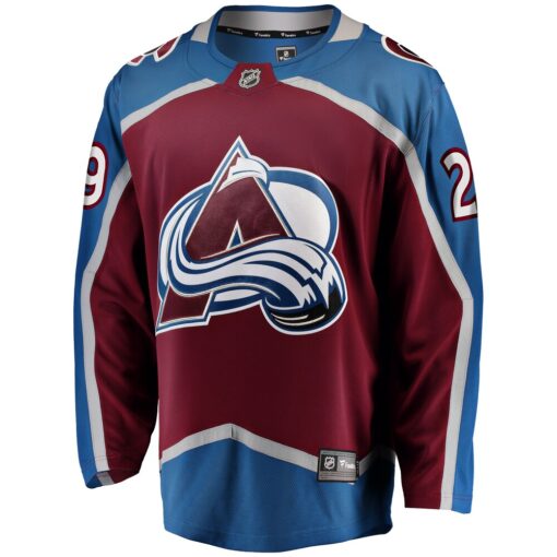 Nathan MacKinnon Colorado Avalanche Home Breakaway Jersey – Burgundy, Limited Replica Fan Edition