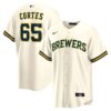 Nestor Cortes Milwaukee Brewers Home Replica Jersey - Cream, Limited Replica Fan Edition