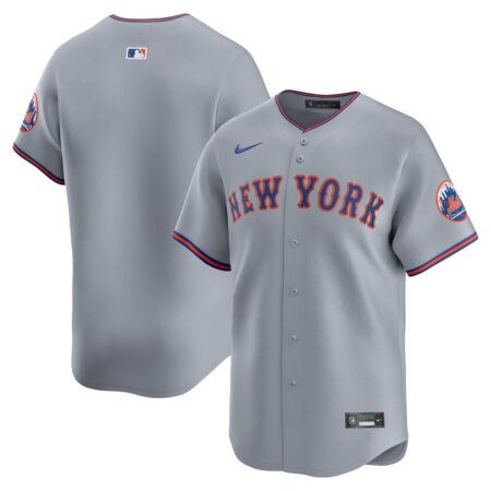 New York Mets Away Limited Jersey – Gray, Limited Replica Fan Edition