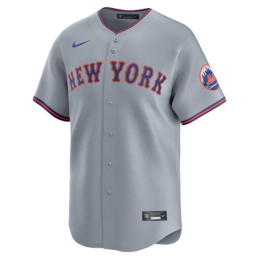 New York Mets Away Limited Jersey – Gray, Limited Replica Fan Edition