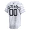 New York Yankees Home Limited Custom Jersey - White, Limited Replica Fan Edition