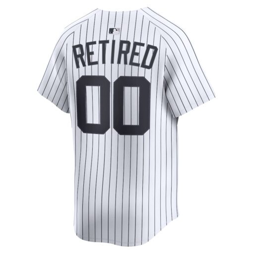 New York Yankees Home Limited Pick-A-Player Retired Roster Jersey – White, Limited Replica Fan Edition