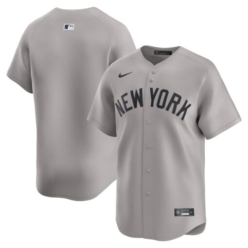 New York Yankees Road Limited Jersey – Gray, Limited Replica Fan Edition